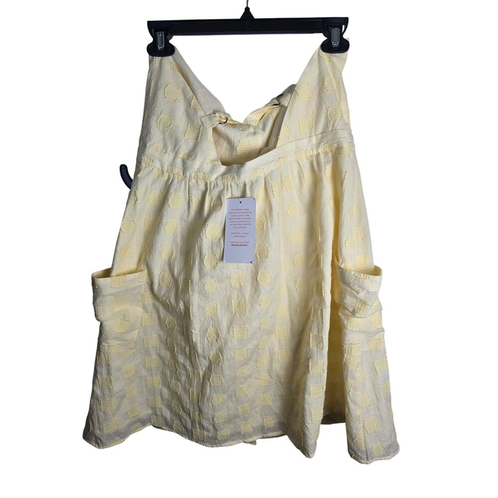 Modcloth Yellow Button-Front Mini Dress - Picture 5 of 6